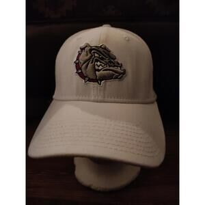 Gonzaga white New Era flex fit hat/cap - M/L - EUC